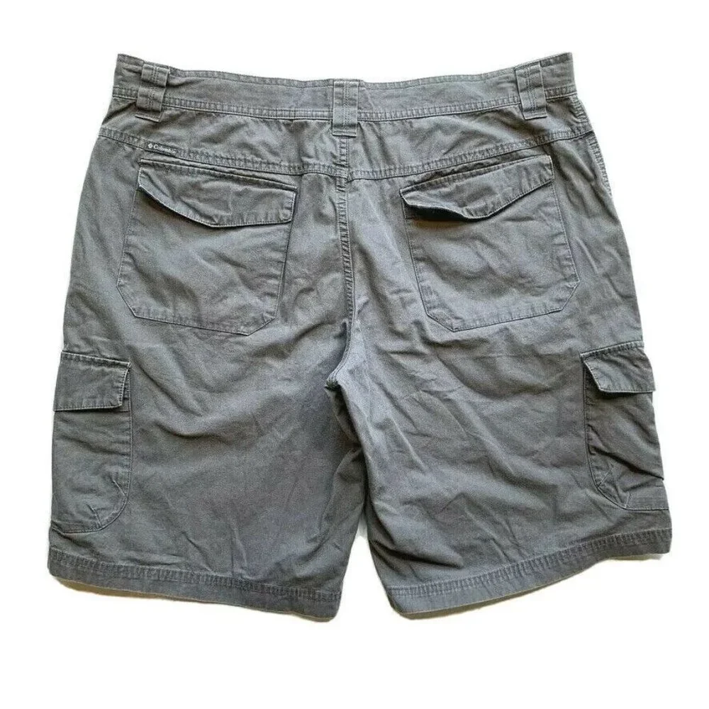 Columbia Omni Shade Cargo Shorts Mens 38 Sun Protection Hike Fish Hunt‎ Outdoor